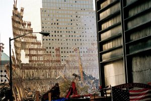 world trade centers rubble
