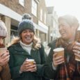 three women smiling