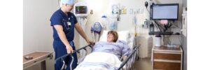 nurse and patient